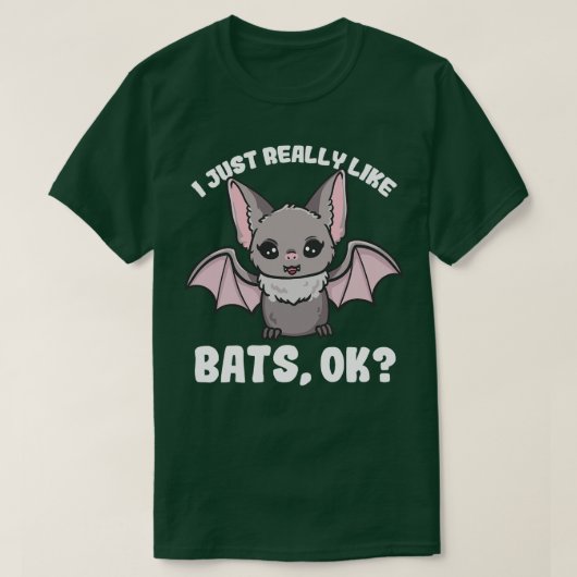Bats Bat Lover 4 T-shirt (Design voorkant)