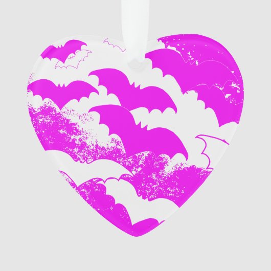 Bats blancs en vol rose (devant)