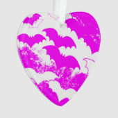 Bats blancs en vol rose (devant)