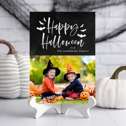 Bats d'Halloween | Carte photo Halloween