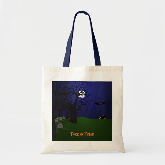 Bats d'Halloween et sac de cimetière (Devant)