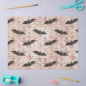 Bats en Bourgogne Damask-ontkoppeling Tissuepapier (Craft)