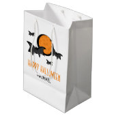 Bats et lune Halloween traiter sac cadeau (Dos Angle)