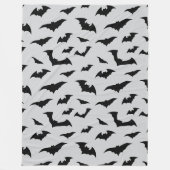 Bats Everywhere Halloween Plush Fleece Deken (Voorkant)