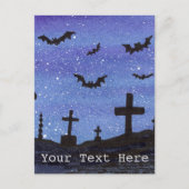 Bats Graveyard Briefkaart (Voorkant)