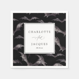 Bats Halloween Bruiloft Servet