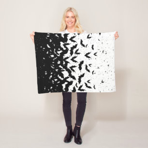 Bats Halloween Horror Vampire Fleece Deken