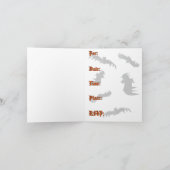 Bats Halloween Invitation (Intérieur)