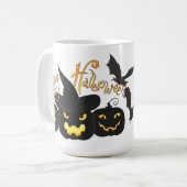 Bats Halloween Koffiemok (Voorkant links)