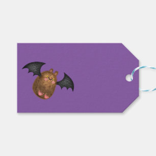 Bats mignonettes cousues étiquette cadeau