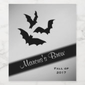 Bats Personal Wijn Etiket (Enkel label)