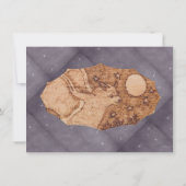 Bats Tea Party Halloween Costume Party Kaart (Achterkant)