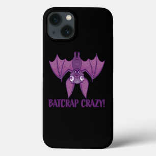 Batshit Crazy Wacky Cartoon Bat iPhone 13 Hoesje