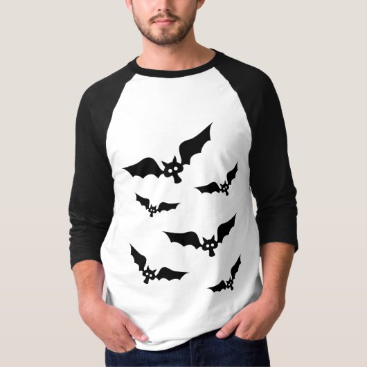 Batshrooms Raglan T-shirt (Voorkant)