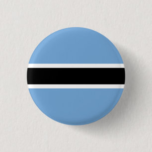 Batswana Vlag, Vlag van Botswana Ronde Button 3,2 Cm