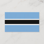Batswana Vlag, Vlag van Botswana Visitekaartje (Voorkant)