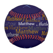 batte et jouer à la balle personnalisée (Devant)