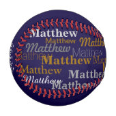 batte et jouer à la balle personnalisée (Devant Gauche)