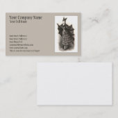 Batte victorienne - Carte de visite (Devant / Derrière)