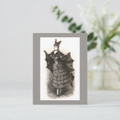 Batte victorienne - Carte postale #1 (Debout devant)