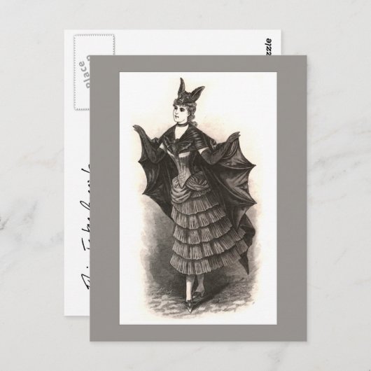 Batte victorienne - Carte postale #1 (Devant / Derrière)