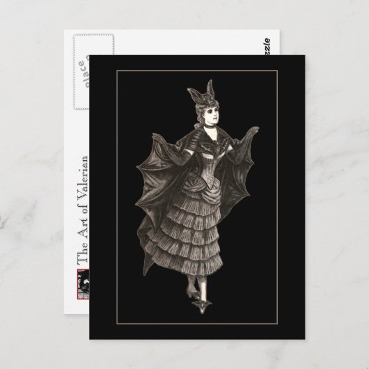 Batte victorienne - Carte postale #2 (Devant / Derrière)