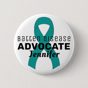 Batten Disease Advocate Lint Witte Button