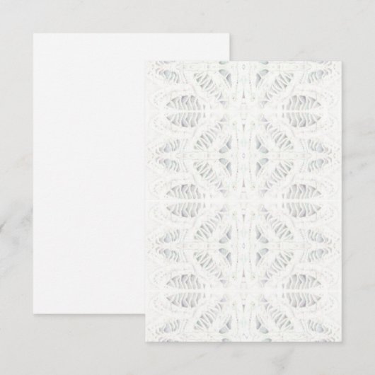 BATTENBURG LACE 3.5x5 Carte plate / Verticale (Devant / Derrière)