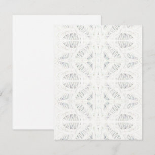 BATTENBURG LACE 4.25x5.5 Carte plate / Verticale
