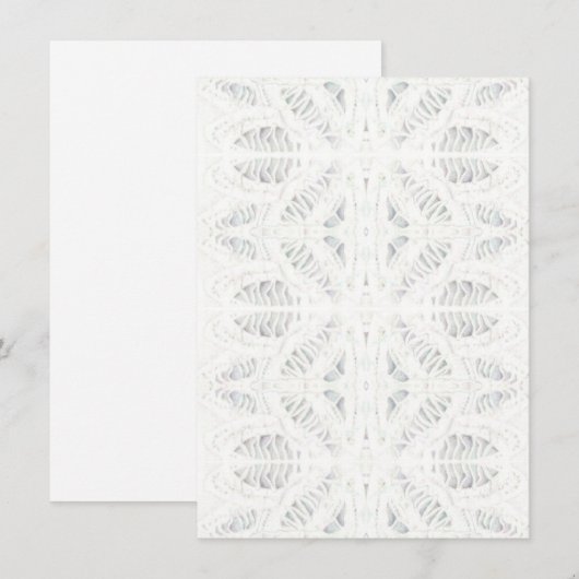 BATTENBURG LACE 4.5x6.25 Carte plate / Verticale (Devant / Derrière)