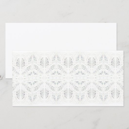 BATTENBURG LACE 8x4 Carte plate / Horizontale (Devant / Derrière)