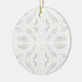 BATTENBURG LACE Cercle en céramique ornement (Gauche)