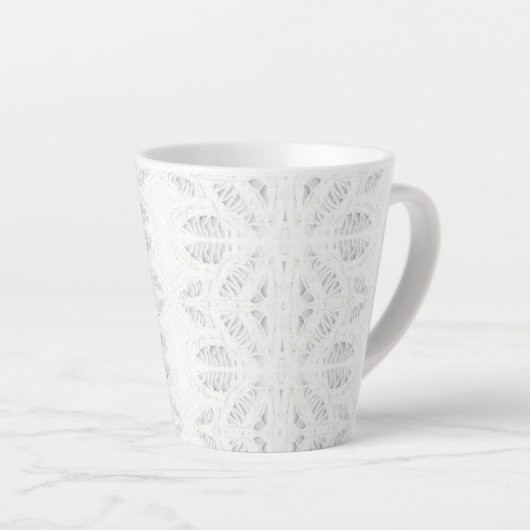 BATTENBURG LACE Latte Mug (Angle droit)