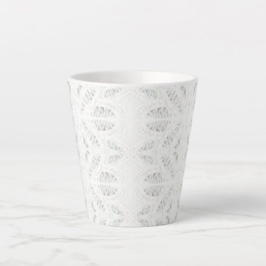 BATTENBURG LACE Latte Mug (Devant)