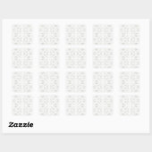 BATTENBURG LACE Petits Stickers Carrés (Feuille)