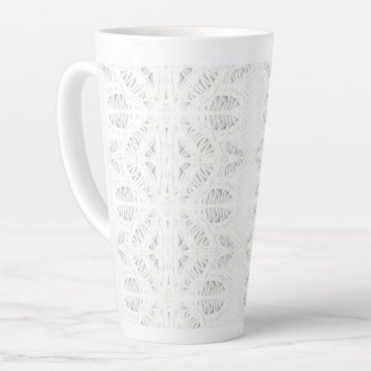 BATTENBURG LACE Tall Latte Mug (Angle gauche)