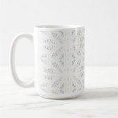 BATTENBURG LACE Tall White Mug (Gauche)