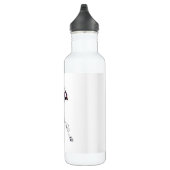 Batter omhoog! - Baseball Player en USA Flag Waterfles (Rechts)