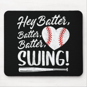 Batter Swing Baseball Heart Mam Cute Women's Mothe Muismat