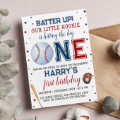Batter Up Baseball 1er Invitation anniversaire