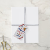  Batter Up Baseball Verjaardag Gift Label Cadeaulabel (Met Touw)
