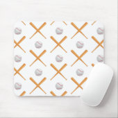 Batter up honkbal sport patroon muismat (Met muis)