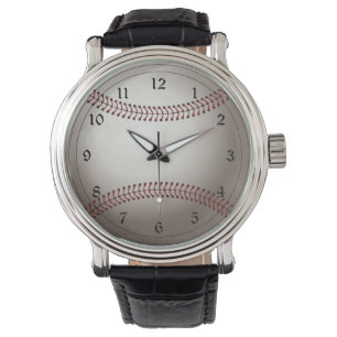 Batter up! Honkbalontwerp Horloge