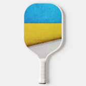 Battered Building-Minimal Abstract by STaylor Pickleball Paddle (Achterkant)