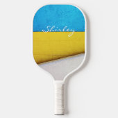 Battered Building-Minimal Abstract by STaylor Pickleball Paddle (Voorkant)