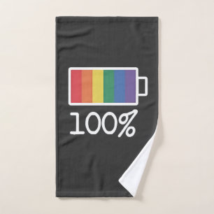 Batterie 100% Gay Funny LGBT Pride Mois Égalité
