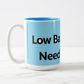 Batterie basse amusante Mug de café (Gauche)