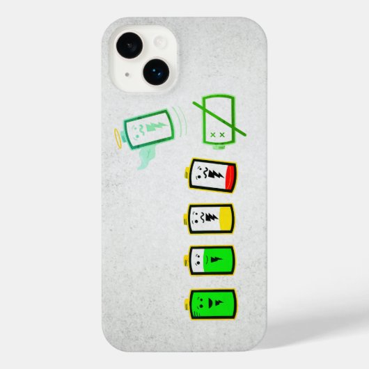 Batterie - Retro Green Edition iPhone (Verso)