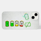 Batterie - Retro Green Edition iPhone (Verso Horizontal)