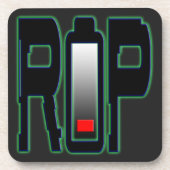 Batterie RIP dessous de verre en plastique dur (Devant)